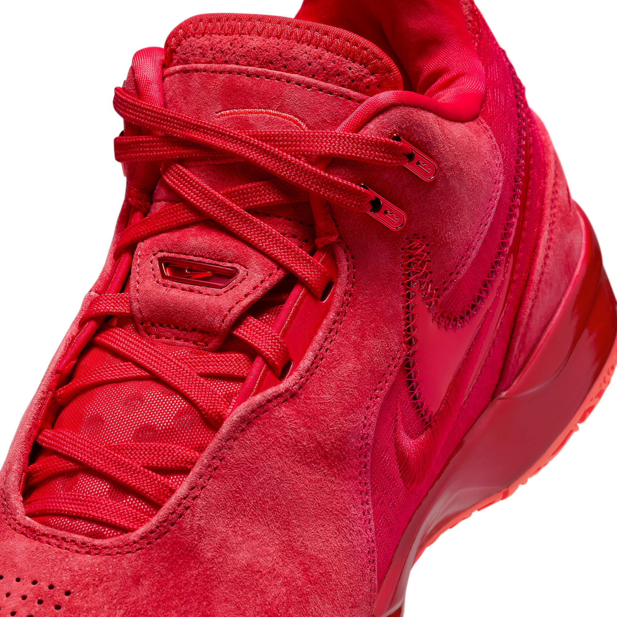 Red suede lebron 1 discount
